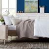 100% Cotton Waffle Weave Bed Blanket | Soft, Breathable, and Lightweight Blanket for All-Season | Perfect for Layering | Brielle Collection (King, Charcoal) view 4