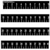 Fish Ruler for Boat, Self-Adhesive Measuring Sticker, Black, 40 Inch Vinyl Waterproof Fishing Decal view 1