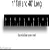 Fish Ruler for Boat, Self-Adhesive Measuring Sticker, Black, 40 Inch Vinyl Waterproof Fishing Decal view 3