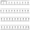 Fish Ruler for Boat, Self-Adhesive Measuring Sticker, White - Self Adhesive Measuring Ruler Tape, 40 inch Boat Fish Fishing Decal view 1