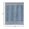 Indian Handmade Geometric Cotton Dhurrie Hand Woven Area Rug Flat Weave Bohemian Kilim Indoor Home/Office Decor Carpet Outdoor Patio Decor Rug 120x120 cm (4x4 Feet Square) view 3