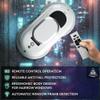 APQ Supply White Automatic Window Cleaner Robot W100, 11.8 x 5.9 x 4.7 Inch with 3 Modes and 10 Cloth Pads. Window Vacuum Cleaner for Windows Without Water Spray. Automatic Glass Cleaner Vacuum, 72dB view 3