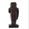 A unique ancient Egyptian statue of Anubis Jackal God of afterlife and mummification standing with jackal head and human body. Handmade in Egypt from Basalt stone view 4
