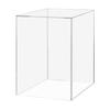 Acrylic Display Case for Collectibles 10" x 10" x 15" No Assembly Box for Figures Dolls Toys Memorabilia Dust Cover No Base 1 Side Open by Marketing Holders view 1