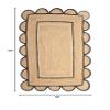 Gautam International Scallop Pattern Jute Bohemian Area Rug (8'x10', Black) view 2