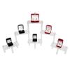 6 Tier Acrylic Display Stairs - Size: 3" x 6" x 10 1/4" H Rectangular Platform- Stairway Riser. view 4