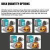 Aluminum Foil Hamburger Bags, Grease-Resistant, 100 Pack view 2