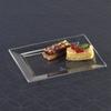 120 Dessert Plates 7.5" by 5.5" Clear Rectangle Appetizer Cake Plate Heavy Duty Bulk Party Supplies, Fancy Disposable Plastic Plates for Wedding and Birthday Party, Holiday, Easter Rectangular Plates view 1