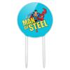 Acrylic Superman The Man of Steel Cake Topper Party Decoration for Wedding Anniversary Birthday Graduation