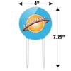 Acrylic Superman Daily Planet Cake Topper Party Decoration for Wedding Anniversary Birthday Graduation view 2