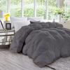 Jackson Hole Home Divine Design 1500-TC Pinch Pleated Down Alternative Comforter Twin Size 68 x 86 Inches 1pc Comforter & 2 pcs Pillow Covers, 700 GSM & All Side Corner Tabs 100% Egyptian Cotton view 2