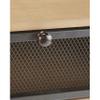 The Lakeside Collection Industrial Farmhouse Style Desk with Storage - Walnut view 4