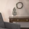 16" LED Lighted Mini Frosted Pine Christmas Tree in Cement Base view 2