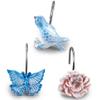 Chinoiserie Bathroom Collection - Set of 12 Shower Hooks view 2