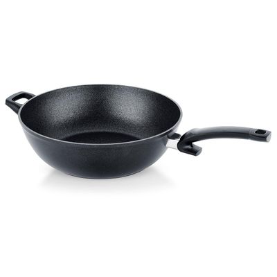 Fissler Adamant Non-Stick Wok Pan - 12.6" - Premium German Quality - For All Cooktops - Non-Stick Silicon Carbide Surface - Dishwasher Safe - Made in Germany