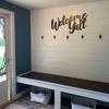Badger Steel USA - Welcome Y'all - Metal Wall Art - 24" X 12" - Black view 3