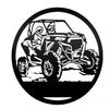 Badger Steel USA - UTV Monogram - Metal Wall Art - 24" X 24" - Black view 2