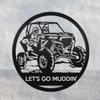 Badger Steel USA - UTV Monogram - Metal Wall Art - 24" X 24" - Black view 3
