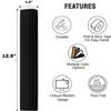 A&S Mezuzot Aluminum Mezuzah Case in Adi Sidler Track Design Door Mezuzah for Parchment Scroll Home Blessing Decor (Black, 12.5 x 1.2 Inches) view 2