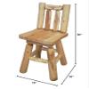 Furniture Barn USA White Cedar Log Bar Height Bar Stool view 2