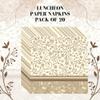 Keep Unique 20-ct 13x13 Flowers Paper Floral Pattern Luncheon Decoupage Napkins, 3-Ply Servilletas Printed Pattern Cocktail Napkin for Art, Dinner and Party, Disposable Napkins Decor view 4