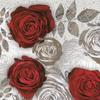 Keep Unique 20-ct 13x13 Roses Paper Flower Luncheon Decoupage Napkins, 3-Ply Servilletas Printed Flower Roses Newspaper Cocktail Napkin for Art, Dinner and Party, Disposable Napkins Decor view 1