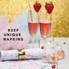 Keep Unique 20-ct 13x13 Roses Paper Flower Luncheon Decoupage Napkins, 3-Ply Servilletas Printed Flower Roses Newspaper Cocktail Napkin for Art, Dinner and Party, Disposable Napkins Decor view 4