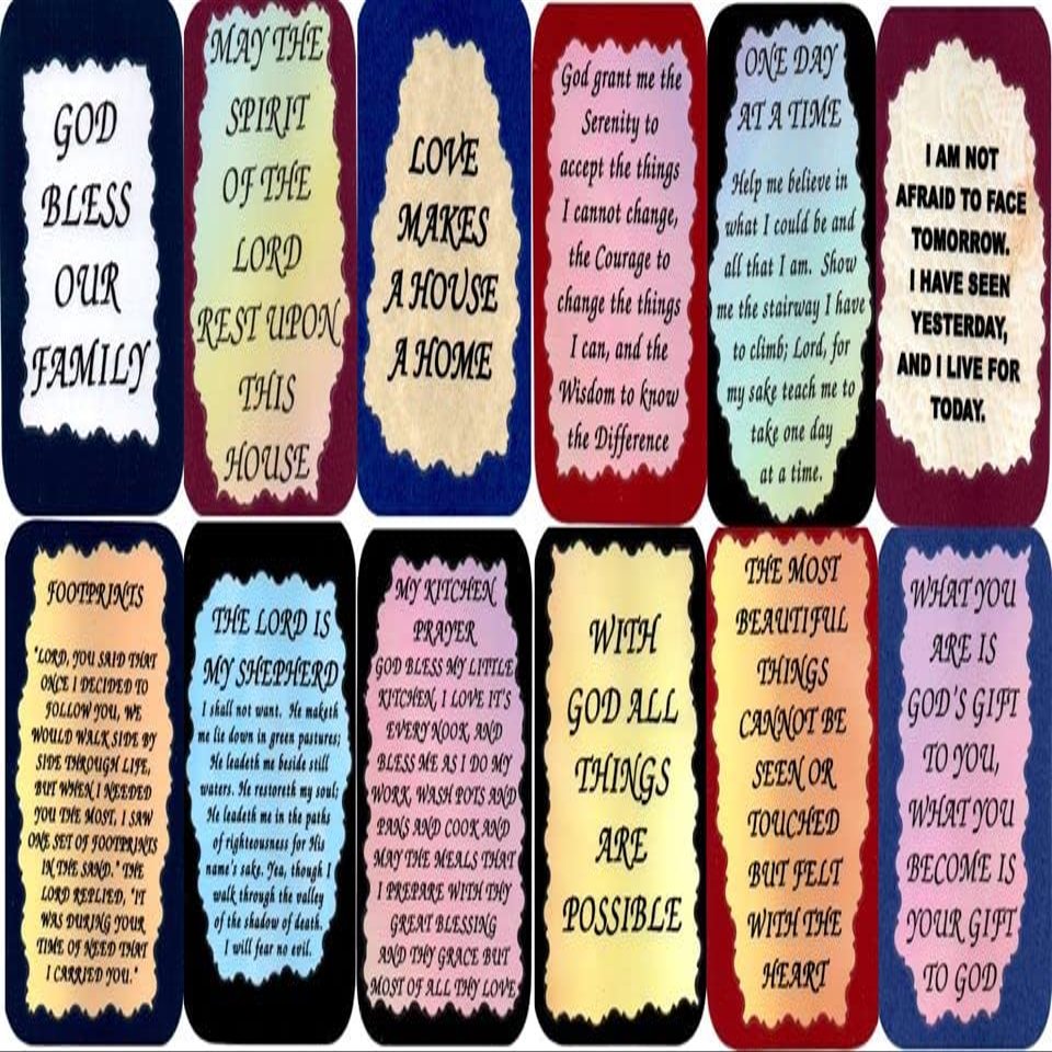 200 3" x 4" Refrigerator Magnet Assortment. Buy and resell Inspirational, Family, Friends, Comic, Music, Teacher Sayings