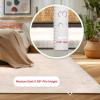 nuLOOM 6' Square Cozy Plush Area Rug, Machine Washable, Non-Slip, Soft Fluffy Shag Carpet for Living Room Bedroom Kids Room Nursery Home Decor, Loni White view 2