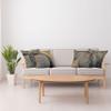 Ambesonne Retro Throw Pillow Cushion Case Pack of 4, Abstract Warm Geometric Pattern Circular Details Grunge Effect Design, Modern Accent Double-Sided Digital Printing, 20", Grey Sand Brown and Black view 4
