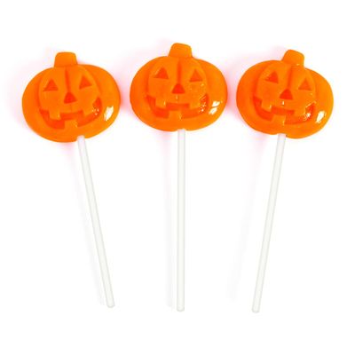 Jack-O-Lantern Lollipops - 12 Pc.