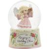 Precious Moments 221104 Ringing in Holiday Cheer Annual Angel Musical Resin/Glass Snow Globe view 1