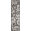 Liora Manne Carmel Indoor/Outdoor Power Loomed Synthetic Blend Low Profile Area Rug - Transitional Botanical Floral Decorative (Sunflower Field Black) (1'11" x 7'6") view 3