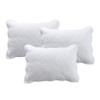 Cozy Line Home Fashions Victorian Medallion Matelasse Floral Pure Solid White Scalloped Edge 6 Piece Microfiber Daybed Quilt Bedding Set view 2