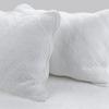 Cozy Line Home Fashions Victorian Medallion Matelasse Floral Pure Solid White Scalloped Edge 6 Piece Microfiber Daybed Quilt Bedding Set view 4