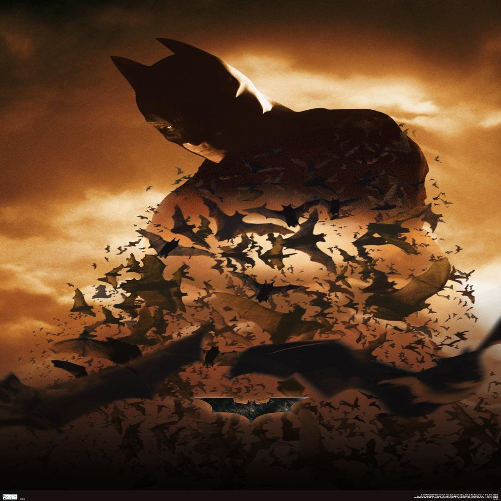 DC Comics Batman Begins - Batman One Sheet Wall Poster, 34L" x 22.4W", Premium Unframed Version