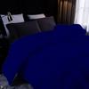 1 Piece Pinch Pleated Comforter 100% Egyptian Cotton with 4 Corner Tabs Fill 500 GSM Cal-King/King - Royal Blue Pin Tuck Design Lightweight, Extra Soft,Ultra Fluffy Smooth Comforter for Bedding view 1