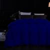 1 Piece Pinch Pleated Comforter 100% Egyptian Cotton with 4 Corner Tabs Fill 500 GSM Cal-King/King - Royal Blue Pin Tuck Design Lightweight, Extra Soft,Ultra Fluffy Smooth Comforter for Bedding view 2