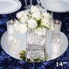 12 pcs 14 Inch Round Glass Mirrors for Centerpieces Table Decorations | 14" Circle Shape Clear Trays Candle Plates for Wedding Birthday Christmas Party Wholesale Bulk Supplies view 3