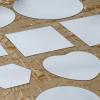 12 pcs 16-Inch Round Glass Mirrors for Centerpieces Table Decorations | 16" Circle Shape XL Clear Candle Plates for Wedding Birthday Party Wholesale Bulk Supplies view 4