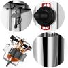CNCEST Milkshake Machine, Stainless Steel Single Head Electric Milkshake Machine Smoothie Beverage Mixer, Commercial Retro Die-Casting Mixing Two-Speed Milkshake Mixer view 3