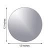 12 pcs 12-Inch Round Glass Mirrors for Centerpieces Table Decorations | 12" Circle Shape Clear Candle Plates for Wedding Birthday Party Wholesale Bulk Supplies view 2