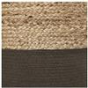 Agro Richer Home Dcor Braided Cotton Brown Natural Jute Pouf Ottoman Footrest Bean Bag, Floor Chair Great for The Living Room, Bedroom and Kids Room Rustic Farmhouse Decor (Cover Only) 19x19x19 view 2