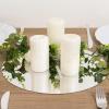 20 pcs 16-Inch Round Glass Mirrors for Centerpieces Table Decorations | 16" Circle Shape XL Clear Candle Plates for Wedding Birthday Christmas Party Wholesale Bulk Supplies view 2