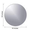 20 pcs 16-Inch Round Glass Mirrors for Centerpieces Table Decorations | 16" Circle Shape XL Clear Candle Plates for Wedding Birthday Christmas Party Wholesale Bulk Supplies view 4