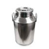 60L/ 15.8Gallon Stainless Steel Milk Can with Sealing Lid, Heavy Duty Milk Bucket Wine Pail Bucket Sealed Milk Cans Tote Jug for Milk and Wine Container Storage, Easy Use view 1