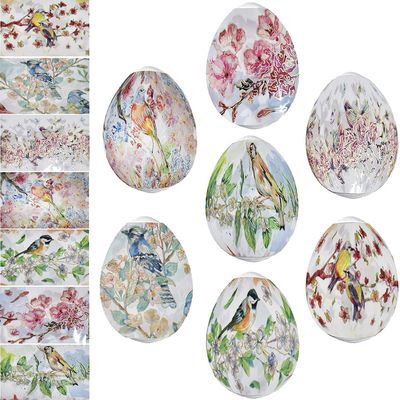 Diximus Ukrainian Easter Egg Wraps Pysanka Egg Pysanky Supplies - Thermo Heat Shrink Sleeves - Easter Egg Decorating Kit - for 7 Easter Eggs - Watercolor