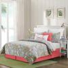 C&F Home Frey King 3 Piece Reversible Coverlet Quilt Set with 2 King Shams Quilt Set Paisley Multicolored Reversible to Grey and White Textured Herringbone Bedding Set King 3 Piece Set Grey view 4