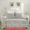 C&F Home Frey Full/Queen 3 Piece Reversible Coverlet Quilt Set With 2 Standard Shams Quilt Set Paisley Multicolored Reversible To Grey And White Textured Herringbone Bedding Set Full/Queen 3 Piece Set view 3
