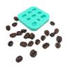 Coffee beans (Real size coffee beans)- candle making molds - Soap making molds Silicone mold NC004 view 1